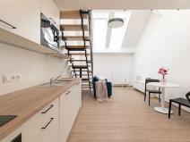 Pronájem bytu 1+kk, Brno, Poštovská, 47 m2