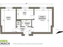 Pronájem bytu 3+kk, Uherské Hradiště, Tůně, 50 m2