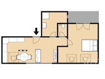 Pronájem bytu 2+kk, Třeboň, Sokolská, 55 m2
