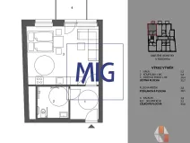 Prodej bytu 1+kk, Brno, Vranovská, 36 m2