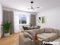 Prodej bytu 2+1, Brno, Bakalovo nábřeží, 55 m2