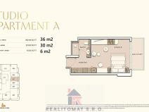 Prodej bytu 1+kk, Dubaj, Spojené arabské emiráty, 36 m2