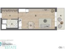 Prodej bytu 1+kk, Praha, Kabešova, 38 m2