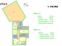 Pronájem atypického bytu, Lanškroun - Žichlínské Předměstí, Lidická, 105 m2