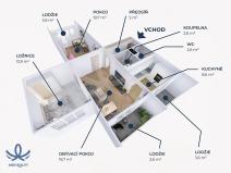 Prodej bytu 3+1, Mladá Boleslav, Palackého, 72 m2