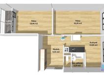 Prodej bytu 2+1, Kaznějov, Školní, 63 m2