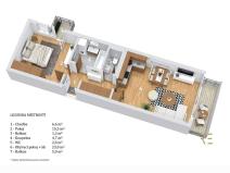 Prodej bytu 2+kk, Praha - Vysočany, Paříkova, 58 m2