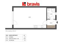 Prodej bytu 1+kk, Lipůvka, 40 m2