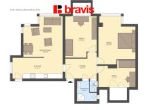 Pronájem bytu 4+kk, Brno, Tyršova, 100 m2