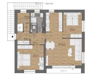 Pronájem bytu 3+kk, Hluboká nad Vltavou, Husova, 77 m2
