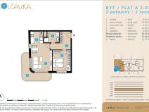 Prodej bytu 2+kk, Praha - Libeň, Nad Kolčavkou, 52 m2