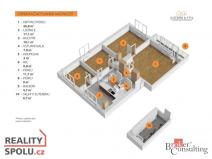 Prodej bytu 4+1, Kroměříž, Talichova, 86 m2