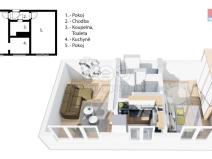 Prodej bytu 2+1, Praha - Záběhlice, Práčská, 53 m2