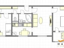Prodej bytu 3+1, Kladno - Kročehlavy, Polská, 74 m2
