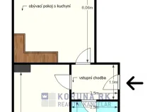 Pronájem bytu 2+kk, České Budějovice - České Budějovice 7, Lidická tř., 56 m2