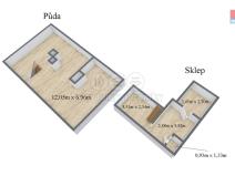 Prodej rodinného domu, Chomutov, Pražská, 69 m2
