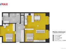 Pronájem bytu 2+kk, Praha - Dolní Chabry, U jízdárny, 82 m2