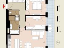 Pronájem bytu 3+kk, Praha - Žižkov, U Viktorie, 70 m2
