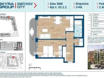 Prodej bytu 2+kk, Praha, Šiklové, 55 m2