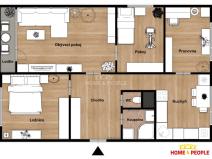 Prodej bytu 4+1, Přelouč, Jižní, 74 m2