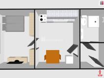 Pronájem bytu 1+1, Prušánky, Mlýnská, 26 m2