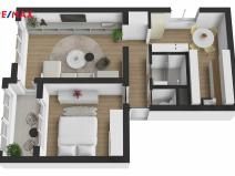 Prodej bytu 2+1, Kladno - Švermov, Jar. Seiferta, 62 m2