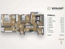 Prodej bytu 4+1, Teplice, Duchcovská, 124 m2