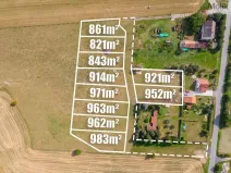 Prodej pozemku pro bydlení, Velký Bor, 921 m2