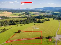 Prodej pole, Chrastava - Horní Chrastava, Frýdlantská, 11539 m2