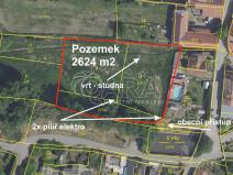 Prodej pozemku pro bydlení, Krhanice, 2624 m2