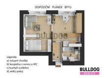 Prodej bytu 2+kk, Lovosice, Žižkova, 36 m2