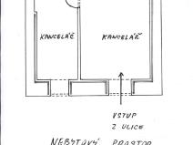 Pronájem kanceláře, Praha - Holešovice, Janovského, 40 m2