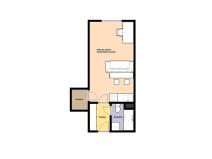 Pronájem bytu 1+kk, Praha - Hostivař, Hostivařská, 29 m2
