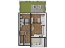 Prodej bytu 2+kk, Praha - Vysočany, Pod Harfou, 44 m2