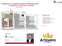 Prodej bytu 2+1, Lhenice, Netolická, 42 m2