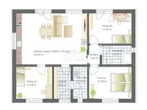 Prodej rodinného domu, Jirkov, Vilová, 82 m2