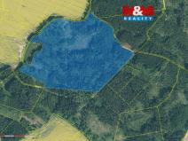 Prodej lesa, Milevsko - Klisín, 154293 m2