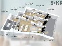 Prodej bytu 3+kk, Třebíč, Tomáše Bati, 104 m2