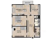 Prodej bytu 3+1, Písek, Lipová alej, 90 m2
