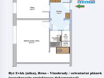 Prodej bytu 2+kk, Brno, Mikulovská, 39 m2