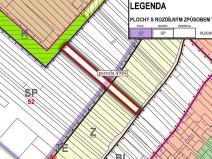 Prodej podílu komerčního pozemku, Moravský Písek, 774 m2