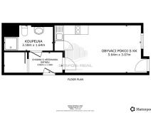 Pronájem bytu 1+kk, Olomouc, Wittgensteinova, 27 m2