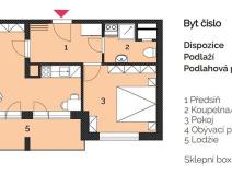 Prodej bytu 2+kk, Hustopeče, Alejní, 64 m2