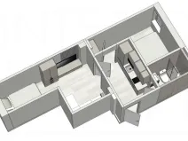 Pronájem bytu 3+kk, Praha - Žižkov, Na Jarově, 26 m2