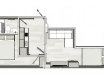 Pronájem bytu 3+kk, Praha - Žižkov, Na Jarově, 26 m2