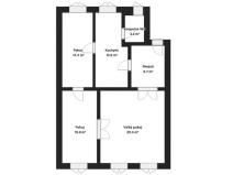 Pronájem bytu 3+1, Brno - Staré Brno, Nové sady, 85 m2