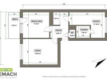 Pronájem bytu 2+1, Uherské Hradiště - Jarošov, Louky, 51 m2