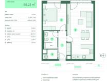 Prodej bytu 2+kk, Zlín, Tyršova, 55 m2