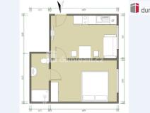 Pronájem bytu 2+kk, Luhačovice, Zatloukalova, 29 m2