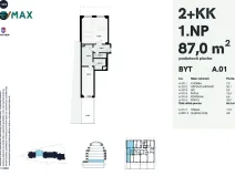 Prodej bytu 2+kk, Karlovy Vary, Šumavská, 87 m2